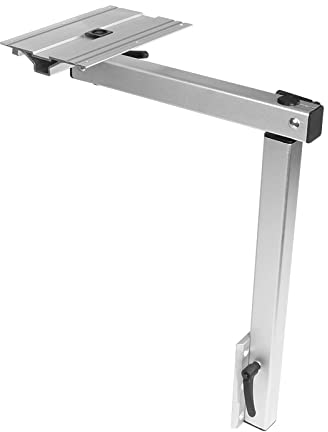 Mayaadi-Home Tischbein 360° drehbar Aluminium Wohnwagen Yacht Camper Boot Halterung Tischgestell RV Wohnmobil Tischfuß Tischhalterung Silber