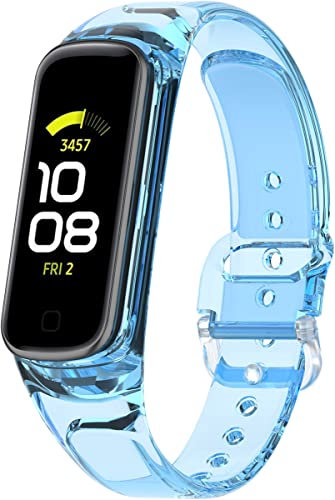 BBZ Fit 2 Bracelets compatibles avec Samsung Galaxy Fit 2 SM-R220,Bracelet à Changement de Couleur pour Galaxy Fit 2 Smart Watch Replacement Strap Accessory