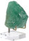 BTSKY Medium Size Adjustable Golden Metal Arm Display Stand Easel with Square Acrylic Base, Display Holder for Geodes Rock Mineral Agate Fossil Coral Coin