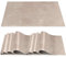 Platzset Tischset abwaschbar PVC Platzdeckchen rutschfest Tischuntersetzer Hitzebeständig Esstisch Deko für drinnen & draußen 30x45cm Beton 8-er Set