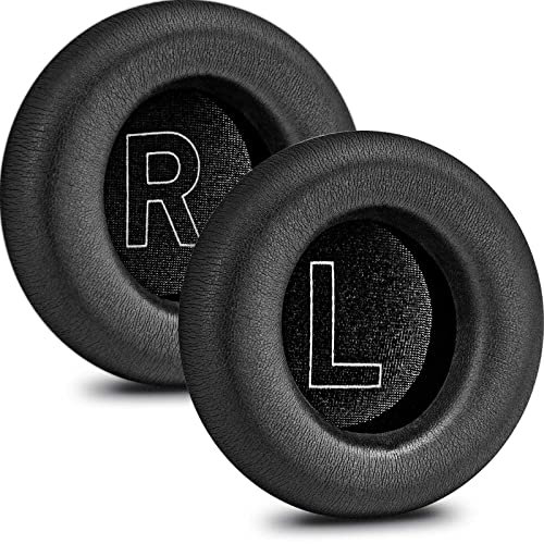 DIMOST Ear Pads Compatible with Beoplay H9i, H9 3rd Gen Headphones - Replacement Ear Cushions - Black Leather