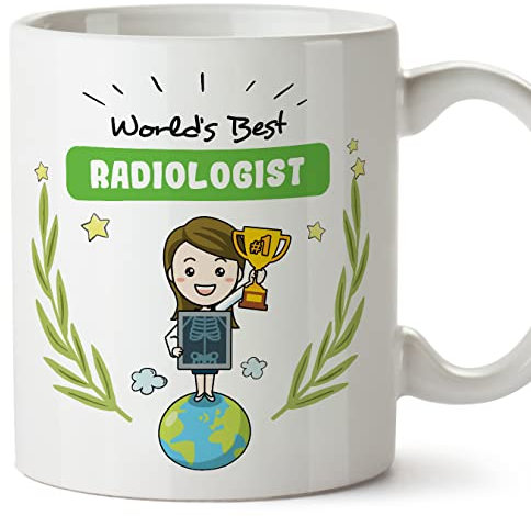 Mugffins Tasses pour RADIOLOGUE - En Anglais - Cadeau original pour RADIOLOGUE femme - World's Best - 11 oz / 330 ml