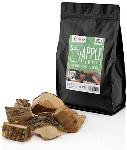 BBQ-Toro Apfel Smoker Chips Apfel Räucherchips | 800 gr | rauchintensive Smokerchips aus Apfelholz | Grillchips für Gasgrill, Smoker, BBQ | Grillzubehör | Eichenfass, Holzchips, Räuchern