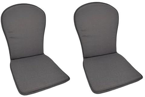 MR. COJIN Pack-2 Unidades COJIN Silla Jardin Respaldo MONOBLOC (Antracita)