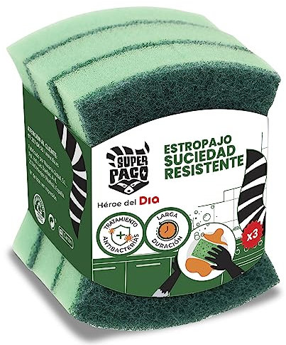 Dia Super Paco Estropajo Suciedad Resistente, 3 Uds