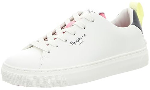 Pepe Jeans Camden Action W, Zapatillas para Mujer, Blanco (Factory White), 5