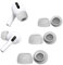 Ersatz-Ohrstöpsel für Airpods Pro mit Loch zur Geräuschreduzierung, Durable 3 Pairs Soft Memory Foma Ear Tips for AirPods Pro Suitable for The Charging (S/M/L, Grau)