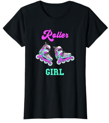 Roller Girl Inlineskating Roller Blades Derby Skater Sport T-Shirt