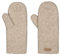 Barts Damen Strickfäustlinge Bridgey gefütterte Winter-Handschuhe 0259 Light Brown 24