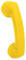 Topiky Retro-Telefonhörer, Strahlungssicher, Wiederaufladbarer Kabelloser Handy-Empfänger mit HD-Lautsprecher und Mikrofon, Einfach zu Bedienen, für Handy, Computer (Yellow)