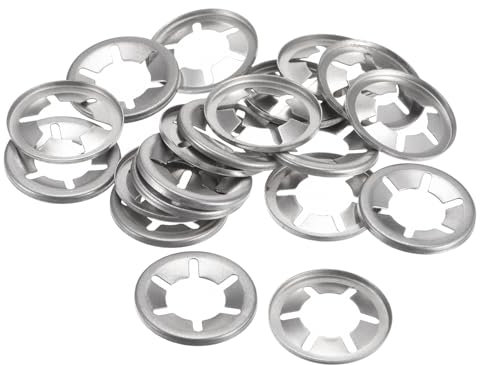 Kozelo 20pz Rondelle Bloccanti a Stella Denti Interni M14 - [14mmid x 28mmod] per Assorbimento Shock Attrezzature Meccaniche Rondelle Bloccanti Alta Velocità Acciaio Inossidabile 304