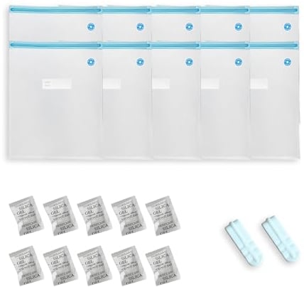 AJOYIB 3D Drucker Filament Lagerung Kit 10pcs Vakuum Lagerung Abdichtung Beutel mit Trockenmittel Feuchtigkeit Beweis Filament trocken 30 * 34cm