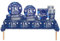 69pc Navy Silver 18th Decorations - Boys Girls Tableware, Tablecloth, Plates, Napkins, Cups for Birthday Table Decoration