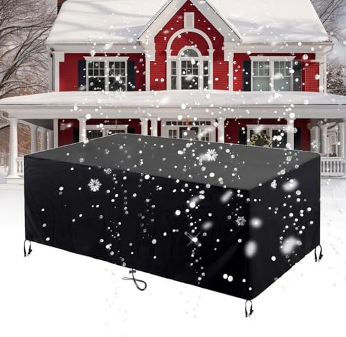 HNKDKJ Gartenmbelabdeckung Wasserdicht UV-Bestndig Terrassenmbel Abdeckung Tisch Abdeckung Outdoor Schutzhlle fr Gartentisch Sitzgruppe 160x90x40cm/LxWxH