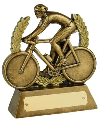 Cycling Trophy - Bicycle Racing, Individual & Team Race Persuit, Keirin, Sprint, Road Cycling, Mountain Biking, Cycle Touring, BMX Racing & Freestyle, Gold Medal Award Winner Champion Gift