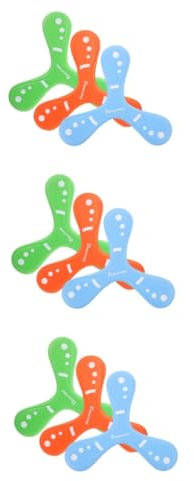 Toddmomy 9pièces Boomerang Volant Souple Jouet De Plein Air pour Garçon Fille Activités Et Jeux Extérieurs