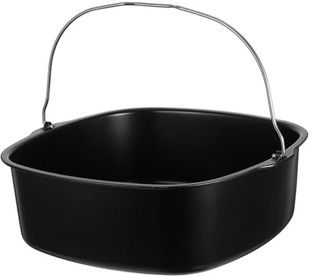 SHINEOFI per La Cottura di Torte in Metallo Resistente per Friggitrice Ad Aria Accessorio di Ricambio Capacità Riscaldamento Uniforme Sicuro E Facile da Usare