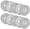 APZOVO 10 Serpillière Accessoires pour Dream X40 Ultra/X50 Ultra/X40 Master/L10s Ultra/L10s Pro Ultra/L10s Pro Gen 2/L20 Ultra/L40 Ultra/D10 Plus, Mova E30 Ultra/P50 Pro Ultra, pour Xiaomi X10+/X20+