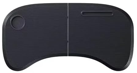 NEWFUN Auto Tisch, Lenkrad Schreibtisch, Länge 75,3 cm, Tragbarer Autotisch, Autotisch mit Getränkehalter, Passend für die meisten Fahrzeugmodelle (z. B. Zubehör für Tesla Model 3 und Model Y)