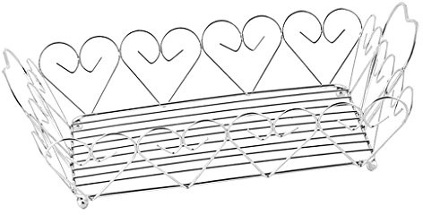 Multifunction Metal Wire Hollow Out Storage Display Basket Table Fruit Bowl