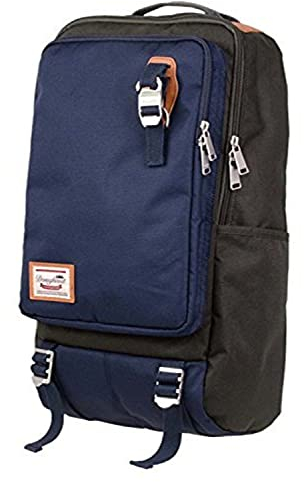 Doughnut TOAST Rucksack Unisex 19 L mit Tablet- & Laptopfach I Stabiler Reise-City-Rucksack für unterwegs I Travel Rucksack funktionell & handgefertigt I Wasserfester Daypack (Navy X Grey)