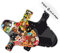'RIESEL Kol OSS Mudguard Mud Guard Long Front Bicycle Bike Suspension Fork | XC/MTB/Marathon//Free Ride DH/26/27.5/29 Inch, STICKERBOMB 2017