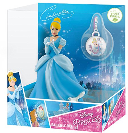 Bullyland 13419 - Spielfigur in Geschenkpackung, Walt Disney Cinderella mit Schmuckanhänger, ca. 10,5 cm