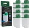FilterLogic CFL-901B | 8er Pack - Wasserfilter für Siemens EQ Series EQ.3 EQ.5 EQ500 EQ.6 EQ.9 - Für Bosch Verocup Verobar Kaffeevollautomat kompatibel mit Brita Intenza TZ70003 TZ70033A TCZ7003