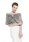 BEAUTELICATE Kunstpelz Schal Stola Bolero Pelz Damen Für Frauen Hochzeit Braut Abend Brautschal Brautstola (Gray, Einheitsgröße)