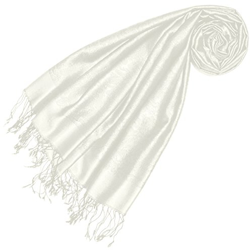 Lorenzo Cana Damen Pashmina 70% Seide 30% Viskose mit Paisley Muster Schaltuch 70 x 190 cm zweifarbig Schal Stola Damenschal Damen 78421