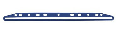 Keine Marke 4030-25/04 Einschubschienen, 25 Stück, Blau, A4, Kunststoff, 4 Löcher, 30 cm