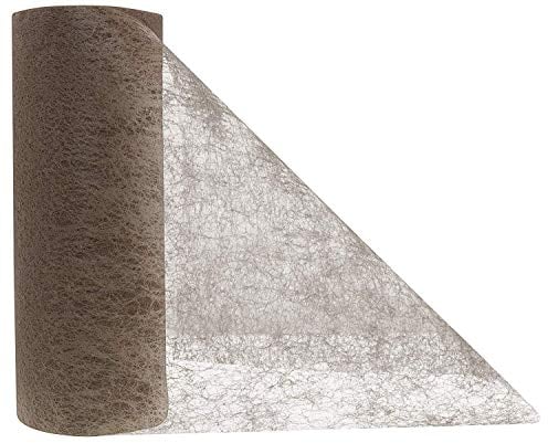 jb® 25m Tischband Tischläufer Tischvlies Vlies Vliesband Kommunion Konfirmation Tischdeko Band Dekostoff Deko Breite 23cm (Hellbraun)