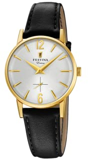 Festina Femme Analogique Classique Quartz Montre avec Bracelet en Cuir F20255/1