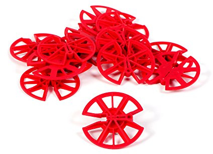 TIMCO Timloc Insulation Retaining Discs - Red 80mm Dia - 250 Pieces