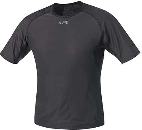 GORE WEAR Herren M Windstopper Base Layer Shirt, Schwarz, L EU
