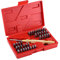 38 PCS Metall und Leder Stamp Kit, Buchstaben Punch Set, Eisen Buchstaben Alphabet A-Z Alphabet Buchstaben und 0-9 Zahlen, 2 Symbole und Ein Stempel, 3MM Metallstanzer