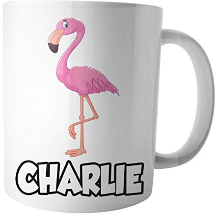 Mug personnalisé – Flamant rose – Cadeau – Anniversaire – Noël – Cadeau – Secret Santa