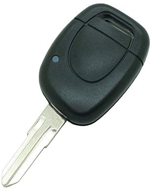 BROVACS Ersatz-Schlüsselgehäuse, kompatibel mit Renault Clio Kangoo Twingo Master, 1 Tasten, schlüsselloser Eingang, Fernbedienung, Schlüsselgehäuse VAC102 Blade PG352C