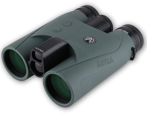 Astra Optix HBX1600B - Telemetro laser binocolo per caccia, tiro e golf, con balistica integrata, LCD HD luminoso, veloce 0,1 s e accurato +/1 yd
