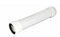 White Flexible Pan Connector - 110mm / 400mm - Pipe WC Waste Flexi Soil Tube.