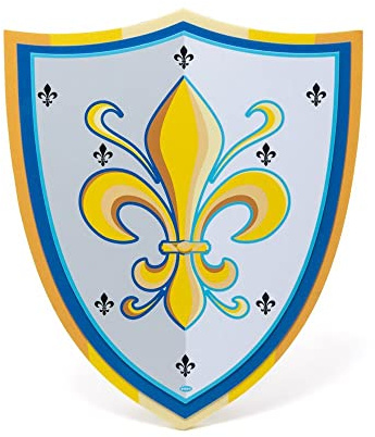 Papo - Fleur-de-LYS-Schild Spielzeug für Kinder - 3 Jahre + - Kollektion Schaumstoff-Ausrüstung - Kreativspiel Fantastische Ritterwelt - Geschenkidee Spielzeug für Mädchen und Jungen