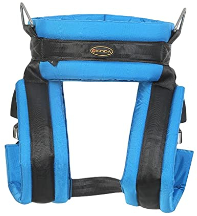 Sharplace ed GartenGartentrampolin Harness Erwachsene Vergnügungspark, blaues L