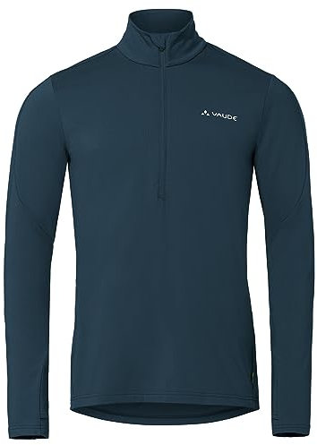 VAUDE Herren Mens Livigno Halfzip Ii Pullover, Dark Sea, L EU
