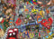 CORFOTO 5x3ft Fabric Colorful Graffiti Backdrop Abstract Urban Brick Wall Music Street Graffiti Backdrop Birthday Banner Urban Wall Art Music Wallpaper Retro Hippie 80s 90s Party Decor Supplies