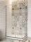 Aica Sanitär Duschkabine Eckeinstieg 120x90cm Duschabtrennung Schiebetür 6mm Nano Glas Dusche 195cm