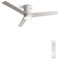 CREATE / WINDLIGHT MINIMAL DC/Ventilatore da Soffitto Bianco, Pale Bianche, Con Luce, 40 W Silenzioso Ø132 cm