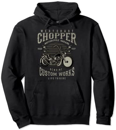 West Coast Chopper Motorcycle T-Shirt Pullover Hoodie