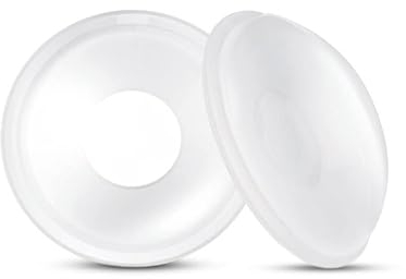 Momlist Milk Collector for Breastfeeding, Breast Shell & Milk Catcher, Reusable Silicone Sore Nipples Breast Milk Saver 2PCS