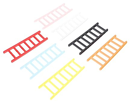 DOITOOL 14st Mini-leiter-ornament Miniaturleiter Für Abgestuftes Tablettleiterdekor Mini-bauernleiter Leitern. Tiered Tray Ladder Decor Miniatur-trittleiter Mikro Pp Einstellen Weihnachten