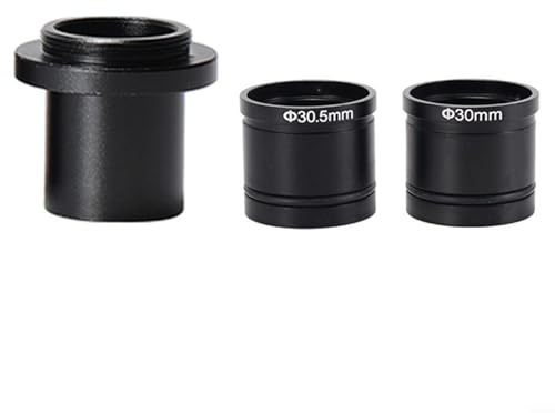 Mikroskop-Kamera-C-Mount-Adapter, elektronisches Okular-Industrie-Kamera-Adapterobjektiv für 1 x 23,2 mm Mikroskop mit 30 mm/30,5 mm Adapter